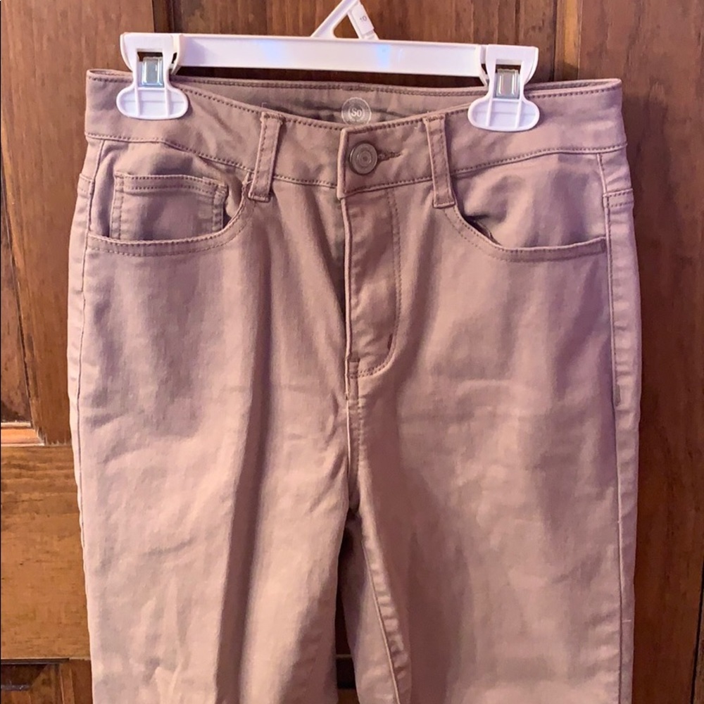 High rise pink jeggings